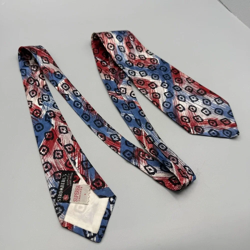 Vintage 40s 50s Superba Cravats Swing Tie 53.5